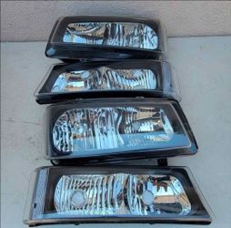 03-06 Chevrolet Silverado Avalanche Headlights Luces Micas Calaveras Faros Faroles Focos Chevy