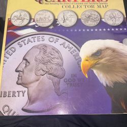 State Series Quarters Collector Map