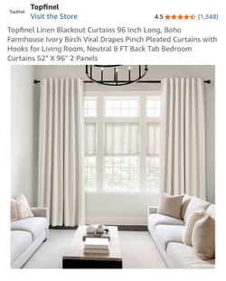 Blackout4 curtains-size  108 inches long