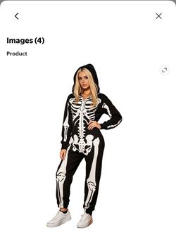 Women skeleton costume