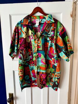 Men’s Makani Tiki / Hawaiian Shirt-XL