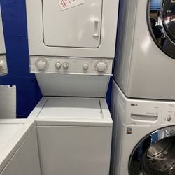 STACKABLE WASHER AND DRYER TOP LOAD WHITE WHIRLPOOL 24” INCH WIDTH 