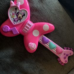 Minnie Mouse Guitar Toddler Kids Play Toy with Music 