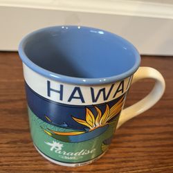 Vintage RBCI 1985 Hilo Hattie, Hawaii Paradise Ceramic Coffee Cup Mug Souvenir
