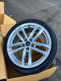 Audi Sport wheels and tires. 18”