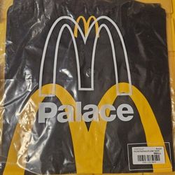 Palace x McDonald's Black Logo t-shirt Small