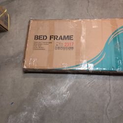 Metal Bed Frame, Assembled Once didnt use