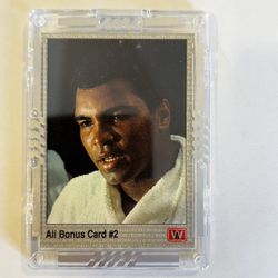 Muhammad Ali Encase Card 