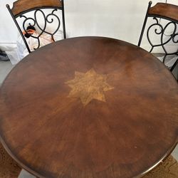Wood Table With 4chairs