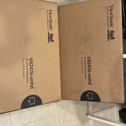 2x unopened viewsonic 24in monitors
