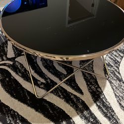 Black Glass Coffee Table