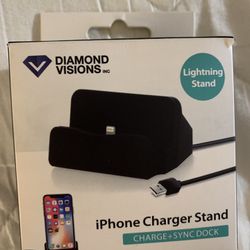 New iPhone Charger Charging Stand With Cable (Lightning Connector)