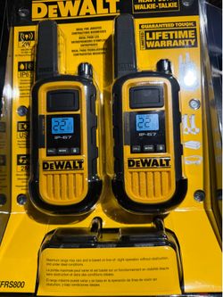 DEWALT WALKIE TALKIE