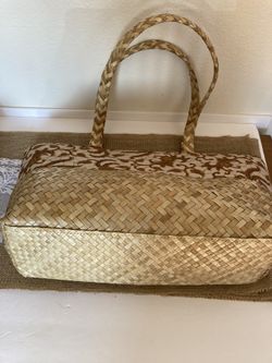 Handmade Rattan Tote Bag