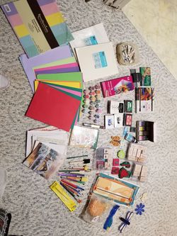 Art stuff and stamps