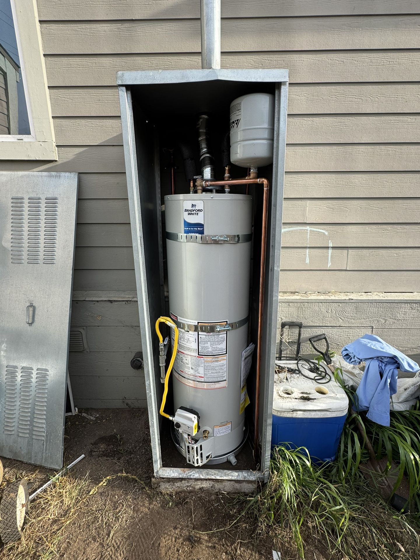 water heater gas/water/sewer/drain
