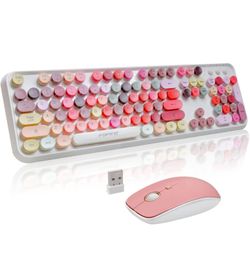 Colorful Keyboard & Mouse