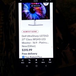 Dell 27 Inch U2427D Ulta Sharp Monitor 
