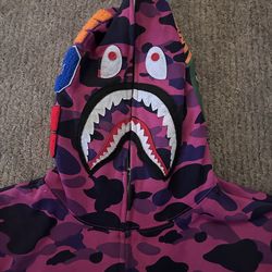 BAPE PURPLE/PINK HOODIE