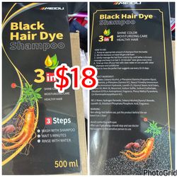Hair dye shampoo