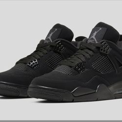 Black Cat Jordan 4'S Men's Size 11