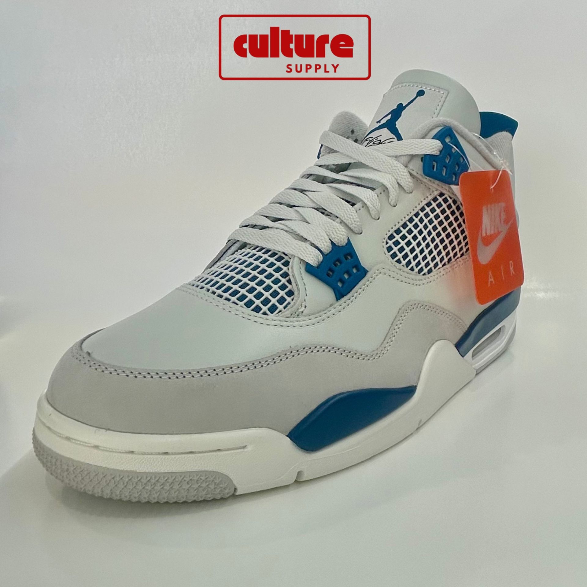 Jordan 4 Retro Military Blue/Neutral Grey Sizes 11.5M/12M