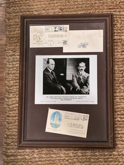 1978 Wright Brothers 75th Anniversary Framed Display – Flown Cover