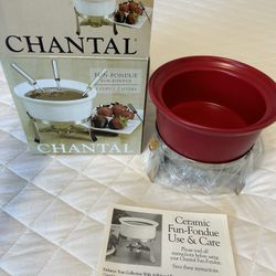 Chantal Fun-Fondue Ceramic Pot 