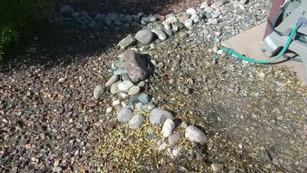 "HALF PRICE LANDSCAPE ROCK 3-6 INCH RIVER ROCK"