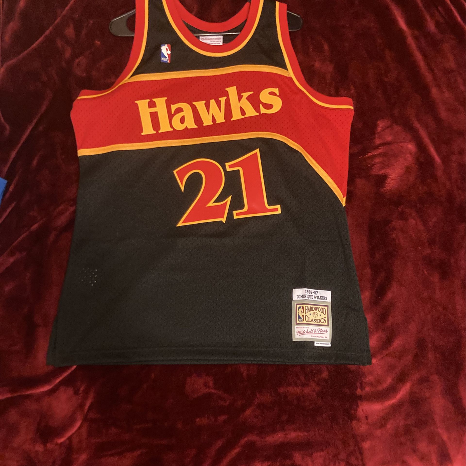 Atlanta Hawks Dominique Wilkins Mitchell & Ness 1986-87 Hardwood