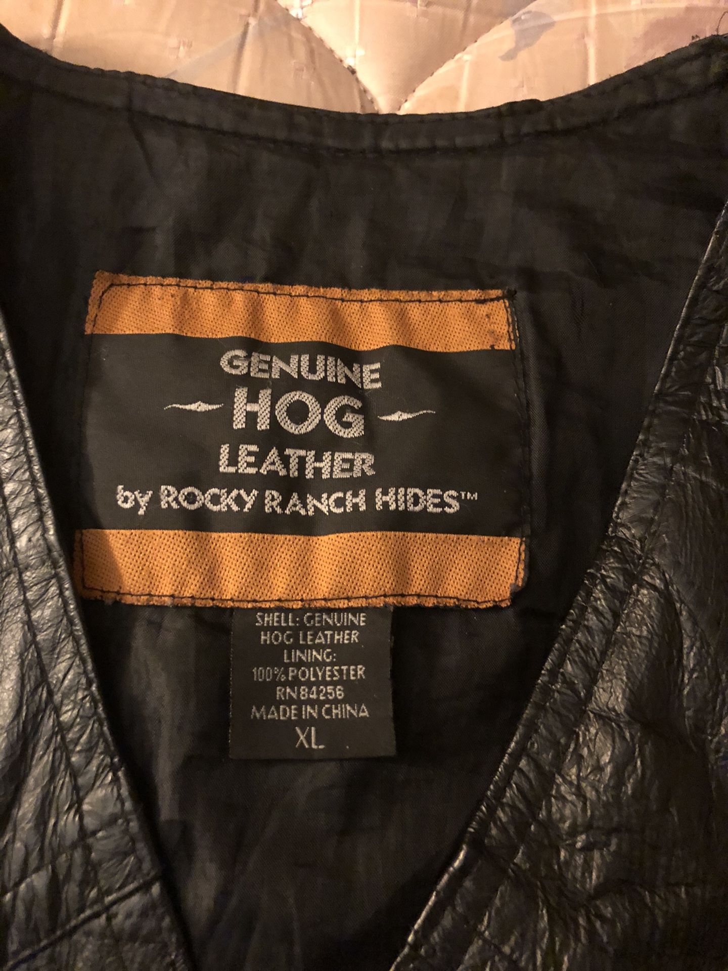 HOG Leather XL Vest