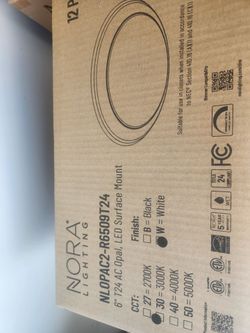 6" T24 Ac Opal LED surface mount