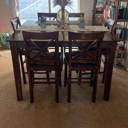 Dinning Table W/6 Chairs 