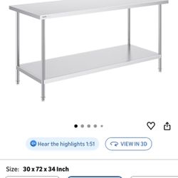 Tools/Prep Table/Workbench/Kitchen/Garage