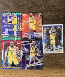 LOT - LEBRON JAMES, MOSAIC, OPTIC, PRIZM, CHROME