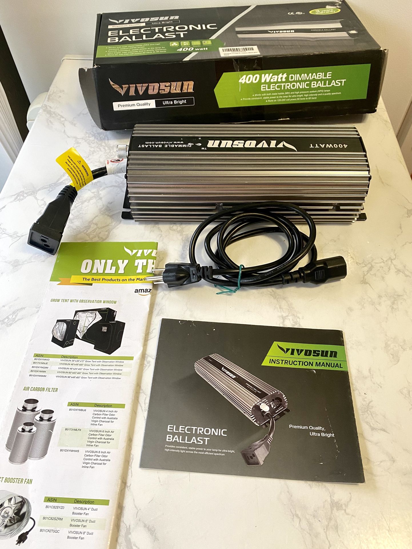 VIVOSUN Electronic Ballast 400w Watt