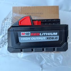 Milwaukee M18 6.0Ah High Output Battery