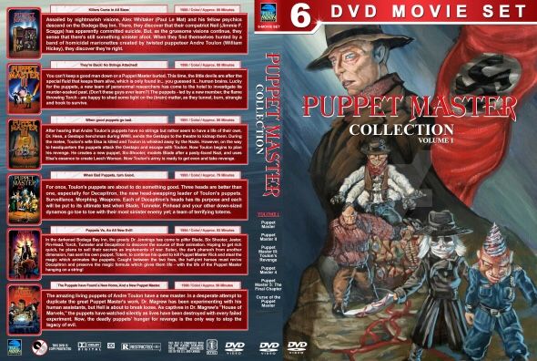 Puppet Master 1-6 W/dvd Case