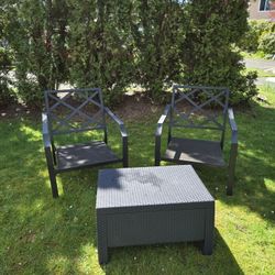 Outdoor Patio Chairs And Table Set