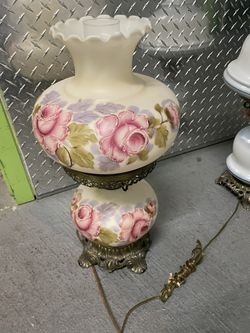 Vintage Rose Lamp