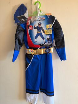 Power Rangers Ninja Steel Blue Ranger Toddler Costume 3T-4T