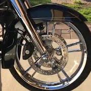 Harley Davidson Chrome Enforcer Wheel And Tire 