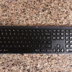 Logitech MX Keys - Black with Slim USB Dongle