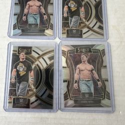 John Cena 2024 Panini Select Group Of 4 Cards 