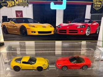 Hot Wheels Car Culture Corvette C6 & Viper SRT-10