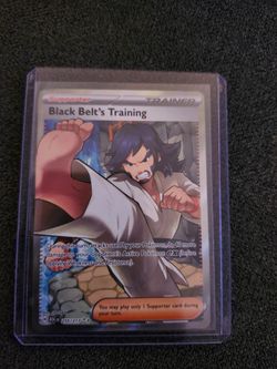 Black belts training full art