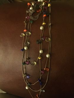 Beautiful multi color necklace