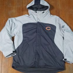 Chicago Winter Cold Jacket Coat Men's Size Xlarge NFL Reebok Stitched Long Williams Rome  