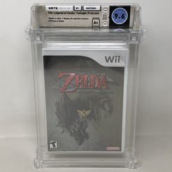 Zelda Twilight Princess Nintendo Wii WATA 9.6 A+