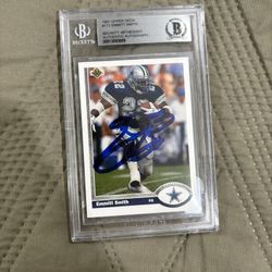 Emmitt Smith Autographed Card